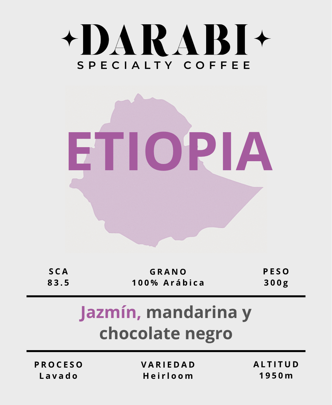ETIOPÍA | 0.23€/café - Frutos Secos, Mandarina y Chocolate Negro