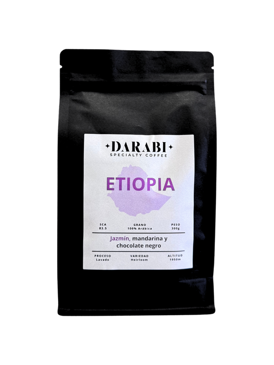 Café Etiopía Mocca | Frutos Secos, Mandarina y Chocolate Negro
